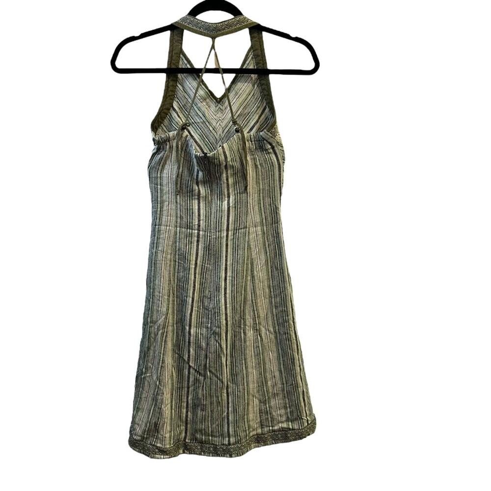YL Club Multicolor Striped Dress Medium - Picture 2 of 4